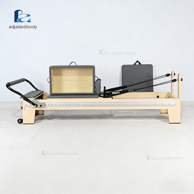 full-track maple wood Pilates reformer
